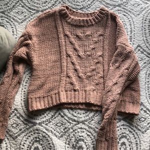 Chunky cropped sweater